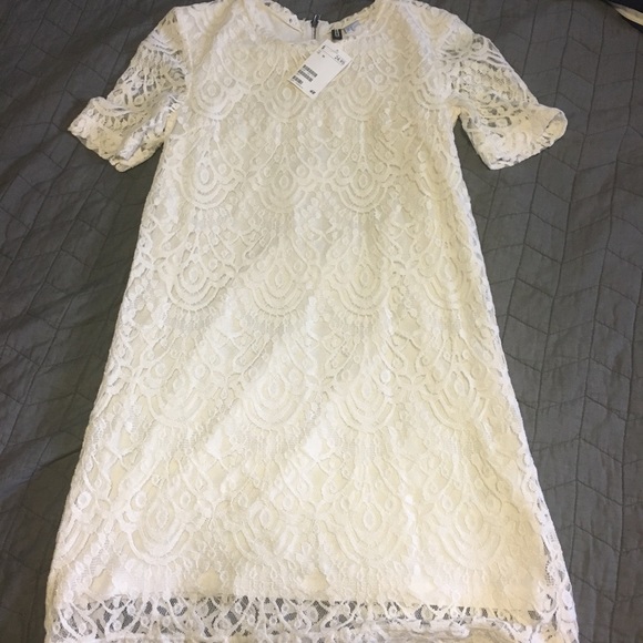 NWT. Ivory dress - Picture 1 of 3
